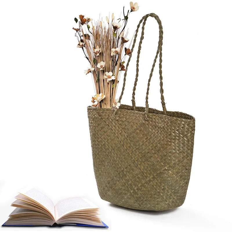 Long Handle Straw Woven Bag Handbag Shoulder Bag Retro Craft Bag Fashion Portable Forest Beach Bag Straw Bag
Long Handle Straw Woven Bag Handbag Shoulder Bag Retro Craft Bag Fashion Portable Forest Beach Bag Straw Bag