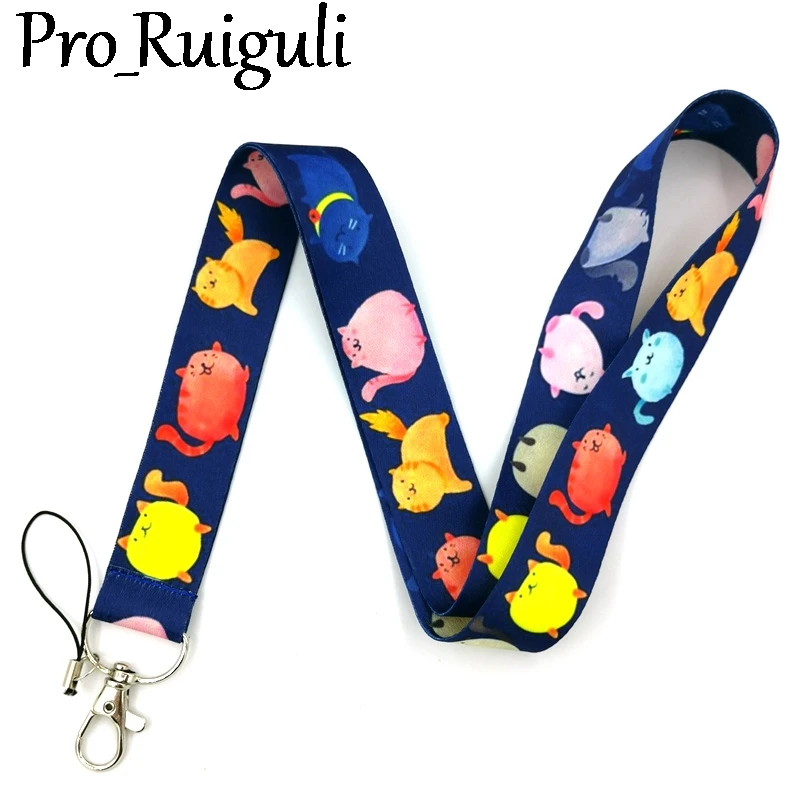Sphynx animals Colorful Black cat Neck keychain necklace Anime Cartoon Neck Strap Lanyard ID badge holder Keychain Lanyards
Sphynx animals Colorful Black cat Neck keychain necklace Anime Cartoon Neck Strap Lanyard ID badge holder Keychain Lanyards