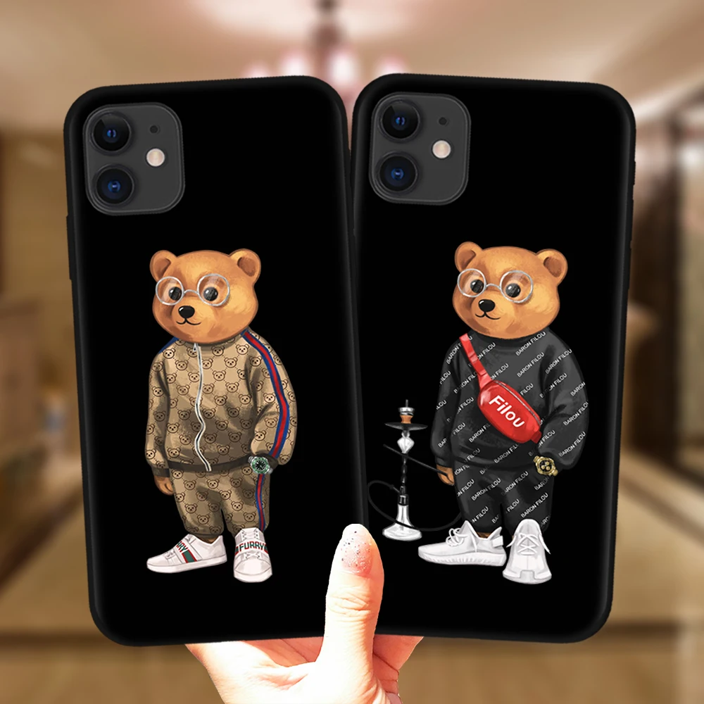 For iPhone 11 12 Pro XS Max XR X 6 6S 7 8 Plus 5S SE 2020 Phone Case Cute Bear Fashion Brand Fundas Capa Soft Silicone Cover
For iPhone 11 12 Pro XS Max XR X 6 6S 7 8 Plus 5S SE 2020 Phone Case Cute Bear Fashion Brand Fundas Capa Soft Silicone Cover
