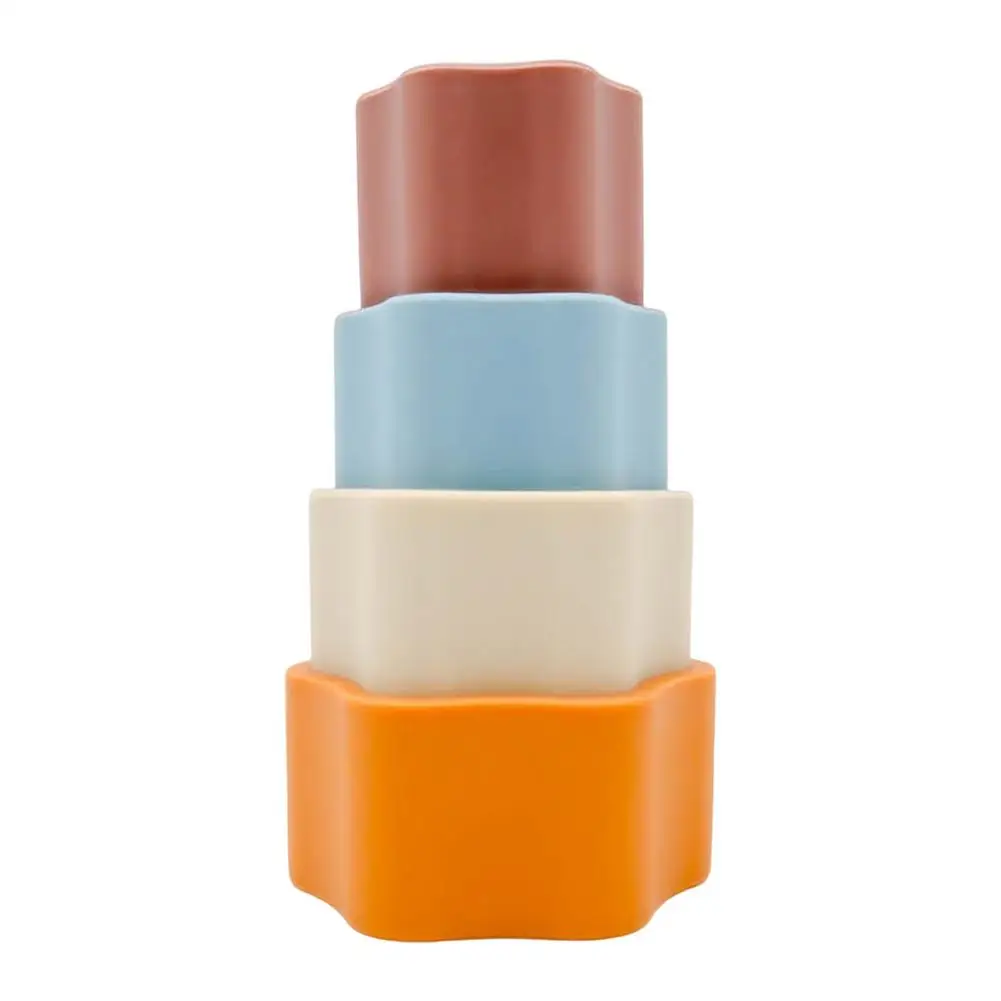Silicone Block Stacking Cups For Baby Educational Infant Cup Toys Flower-Shaped For Baby Early Enlightenment Food Grade Silico
Silicone Block Stacking Cups For Baby Educational Infant Cup Toys Flower-Shaped For Baby Early Enlightenment Food Grade Silico