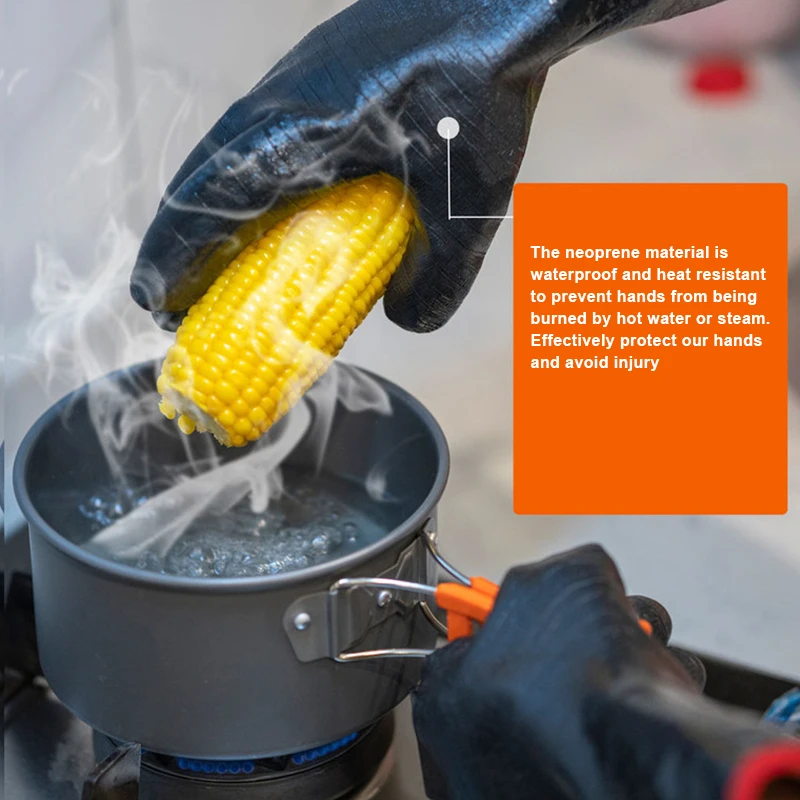 BBQ Grill Gloves Heat Resistant Grilling Waterproof Gloves for Turkey Fryer Baking with Non-Slip Textured Grip P7Ding
BBQ Grill Gloves Heat Resistant Grilling Waterproof Gloves for Turkey Fryer Baking with Non-Slip Textured Grip P7Ding