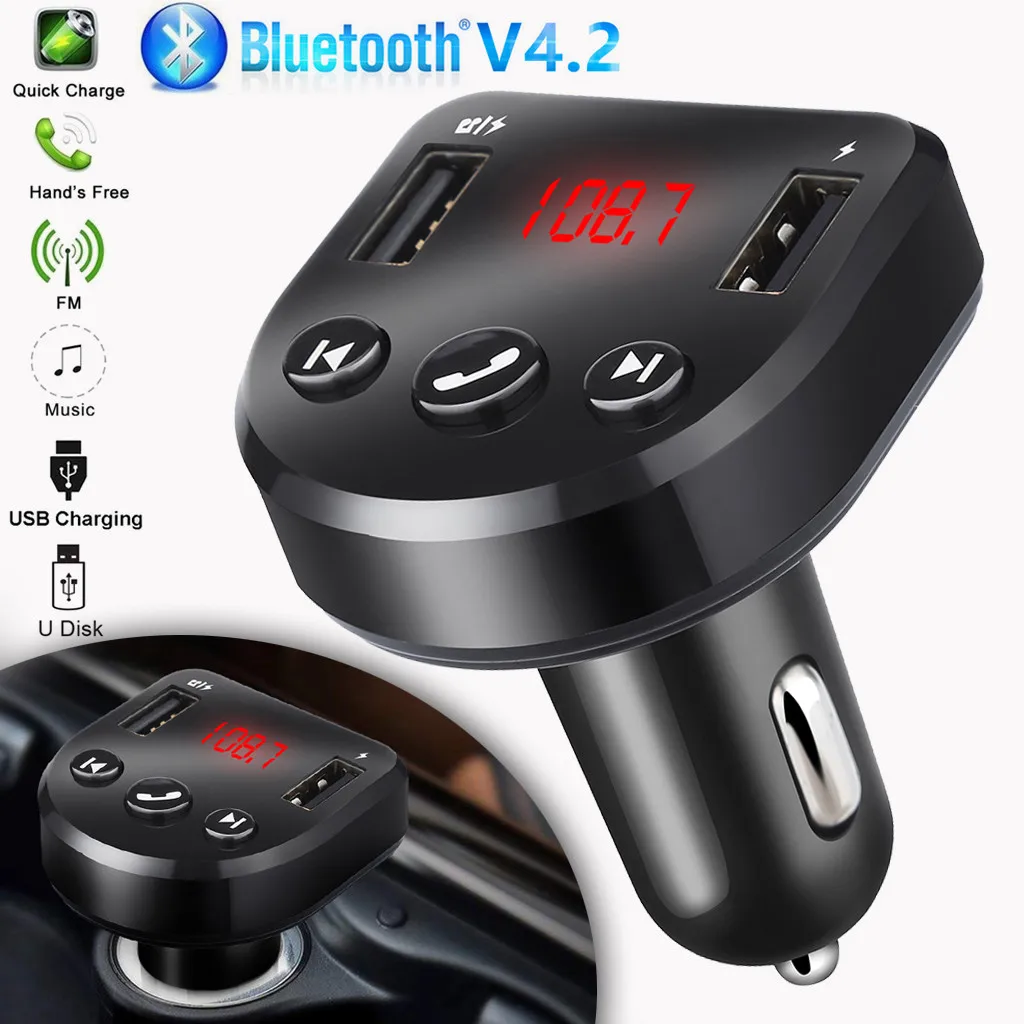 Mp3 плеер автомобильный с поддержкой Bluetooth 3 0 2 USB порта|Автомобильный комплект