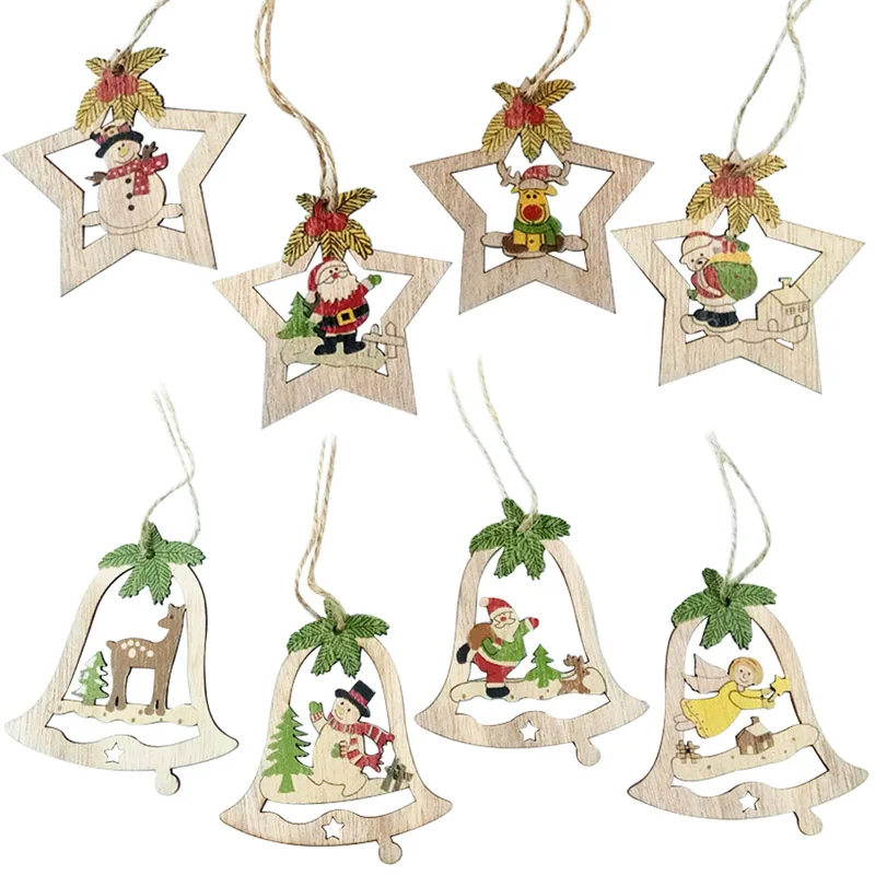 4PCS Star Printed Wooden Pendants Ornaments Xmas Tree Ornament DIY Wood Crafts Kids Gift for Home Christmas Party Decorations
4PCS Star Printed Wooden Pendants Ornaments Xmas Tree Ornament DIY Wood Crafts Kids Gift for Home Christmas Party Decorations