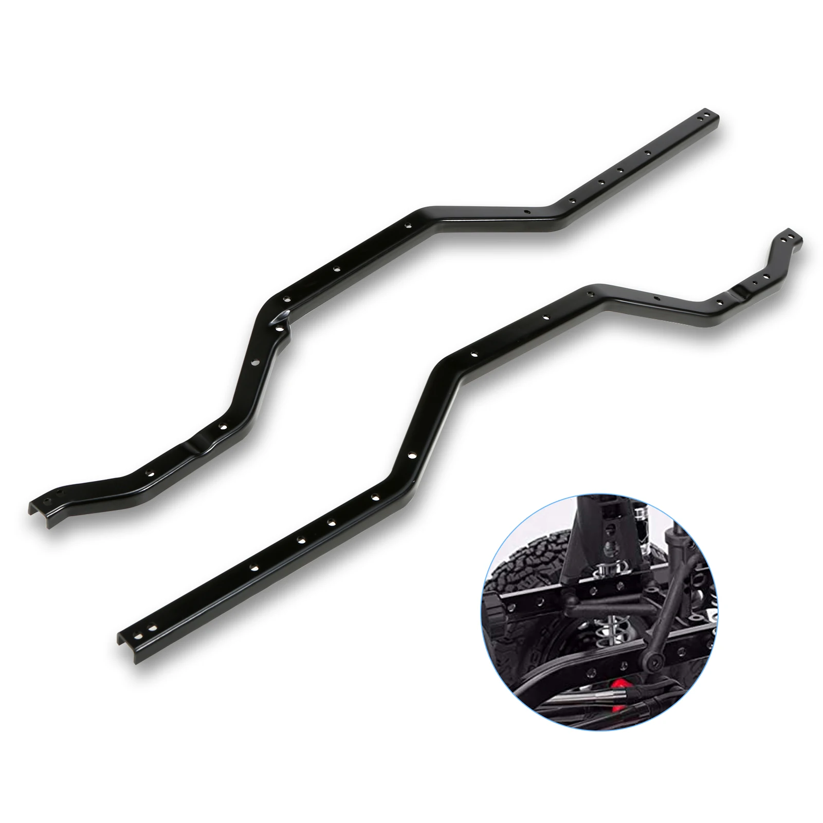 2pcs Chassis Frame Rails Steel Left & Right Frame Chassis Replacement for Traxxas Trx4 448mm RC Upgrades Accessories
2pcs Chassis Frame Rails Steel Left & Right Frame Chassis Replacement for Traxxas Trx4 448mm RC Upgrades Accessories
