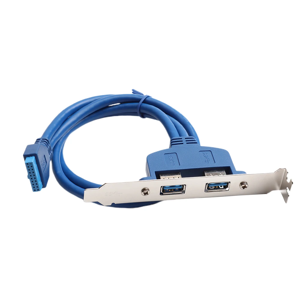 Двойной USB 3,0 женская задняя панель к материнской плате 20-контактный кабель адаптера
Двойной USB 3,0 женская задняя панель к материнской плате 20-контактный кабель адаптера