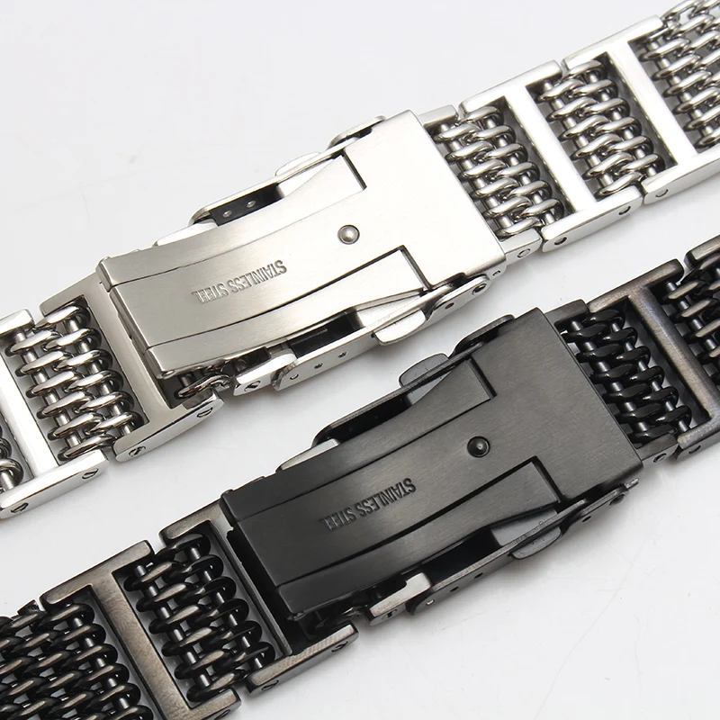 shengmeirui 20MM 22MM 24MM Milan stainless steel bracelet double insurance clasp FOR Seiko Breitling watch accessories
shengmeirui 20MM 22MM 24MM Milan stainless steel bracelet double insurance clasp FOR Seiko Breitling watch accessories