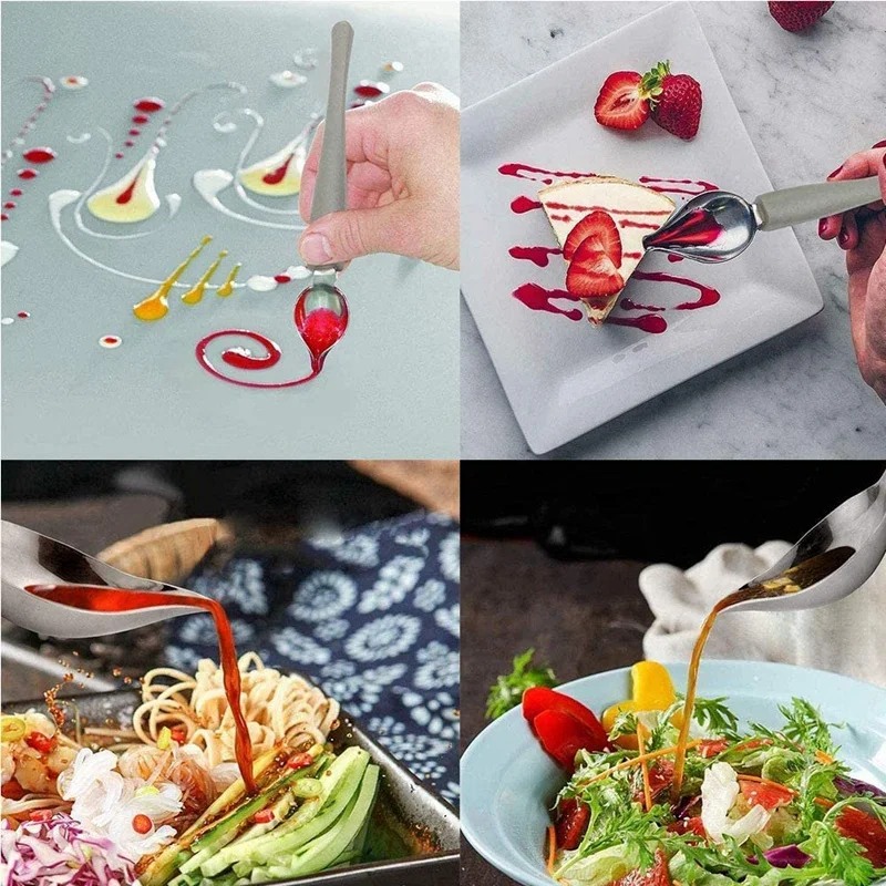 Culinary Precision Drawing Decorating Spoon Set,Professional DIY Chocolate Spoon Filter Spoons Large Pencil Spoons 8Pack
Culinary Precision Drawing Decorating Spoon Set,Professional DIY Chocolate Spoon Filter Spoons Large Pencil Spoons 8Pack