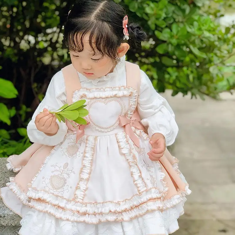 3Pcs Baby Girl Vintage Spain Dress Children Royal Lolita Princess Dresses Autumn Toddler Girls Birthday Baptism Christmas Frocks
3Pcs Baby Girl Vintage Spain Dress Children Royal Lolita Princess Dresses Autumn Toddler Girls Birthday Baptism Christmas Frocks