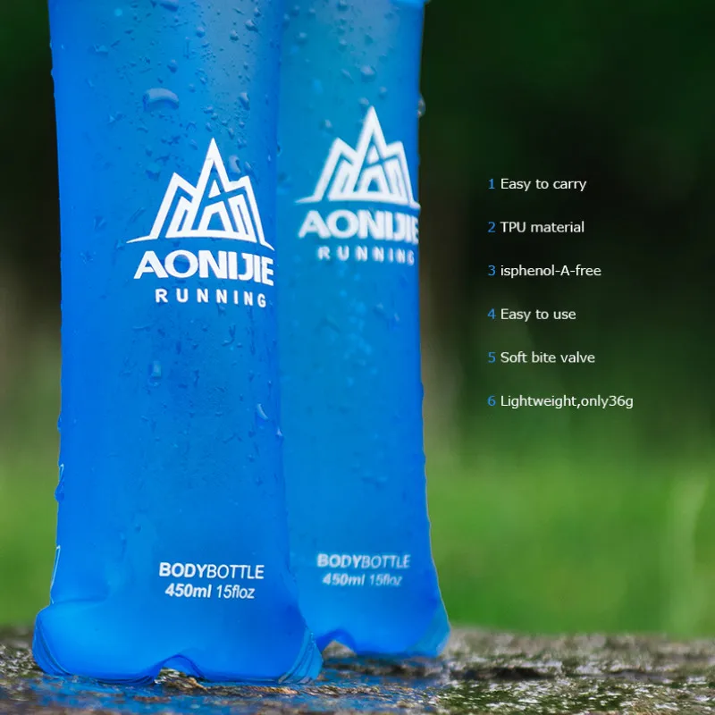 AONIJIE 2020 New Foldable Silicone Water Bottle Outdoors Traveling Sport Running Cycling Kettle Healthy Soft Material 250- 600ML
AONIJIE 2020 New Foldable Silicone Water Bottle Outdoors Traveling Sport Running Cycling Kettle Healthy Soft Material 250- 600ML