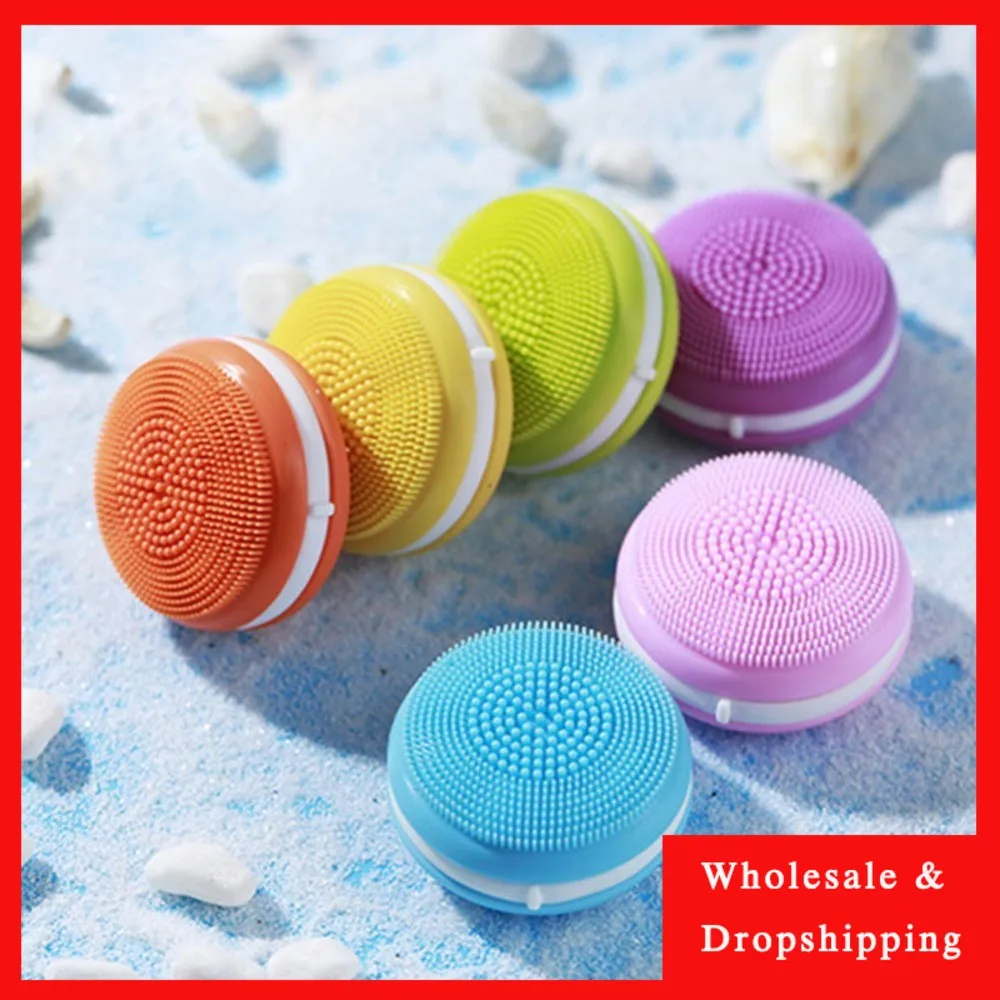 Mini Rechargeable Electric Facial Cleaning Massage Brush Deep Pore Cleaning Waterproof Silicone Facial Cleansing Devices
Mini Rechargeable Electric Facial Cleaning Massage Brush Deep Pore Cleaning Waterproof Silicone Facial Cleansing Devices