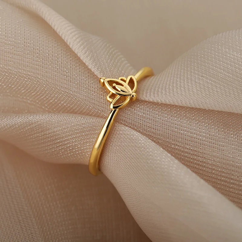 2021 Trend Vintage Lotus Rings For Women Stainless Steel Flower Ring Elegant Engagement Wedding Ring Bague Femme Jewelry
2021 Trend Vintage Lotus Rings For Women Stainless Steel Flower Ring Elegant Engagement Wedding Ring Bague Femme Jewelry