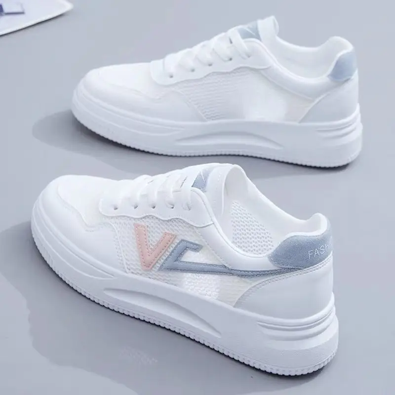 Women's Shoes with Mesh 2021 Summer New Versatile Hollow Out Breathable Single Mesh Sports Board Shoes Net Shoes
Women's Shoes with Mesh 2021 Summer New Versatile Hollow Out Breathable Single Mesh Sports Board Shoes Net Shoes
