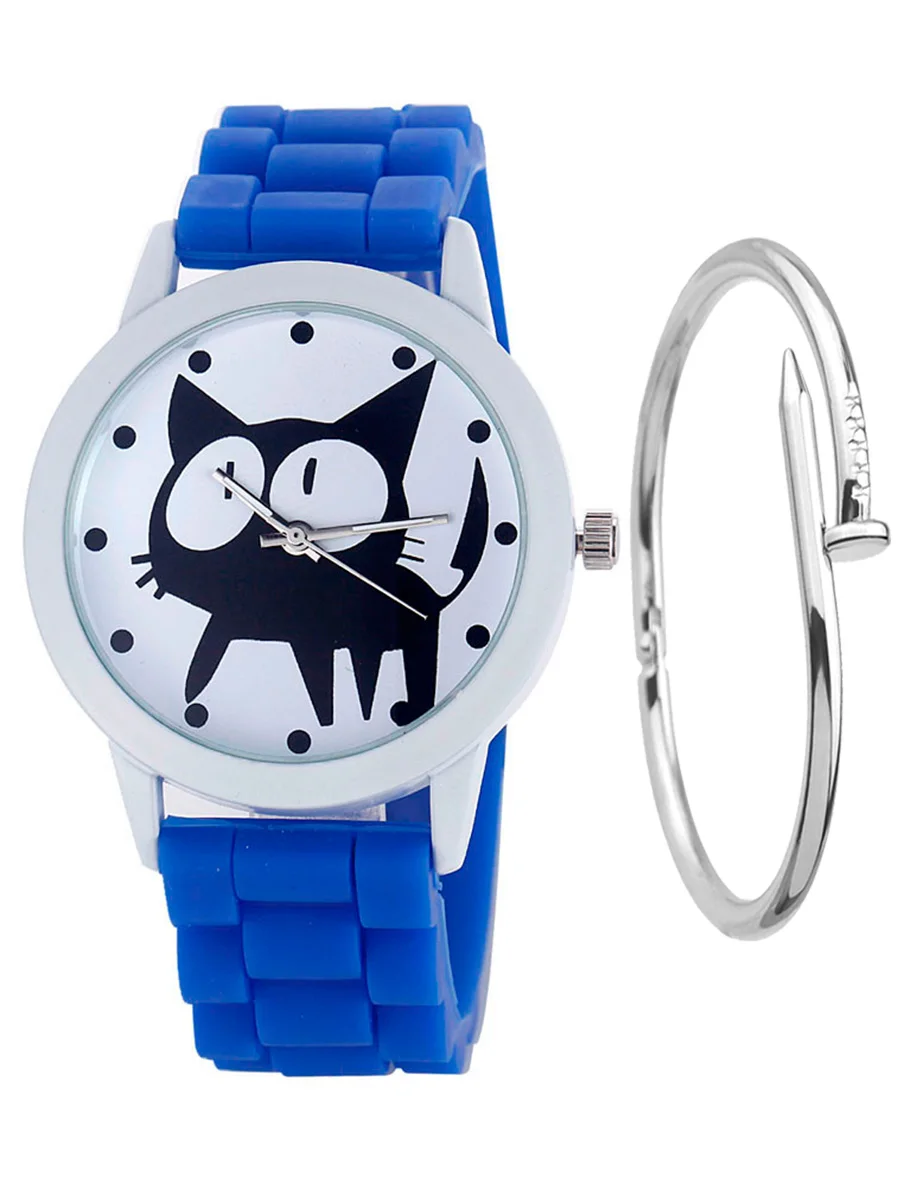 Cartoon Cat WomenS Watches PopDesign Silicone Brand Sport Quartz WristWatch Fashion Watches Women Fashion Watch Nice
Cartoon Cat WomenS Watches PopDesign Silicone Brand Sport Quartz WristWatch Fashion Watches Women Fashion Watch Nice