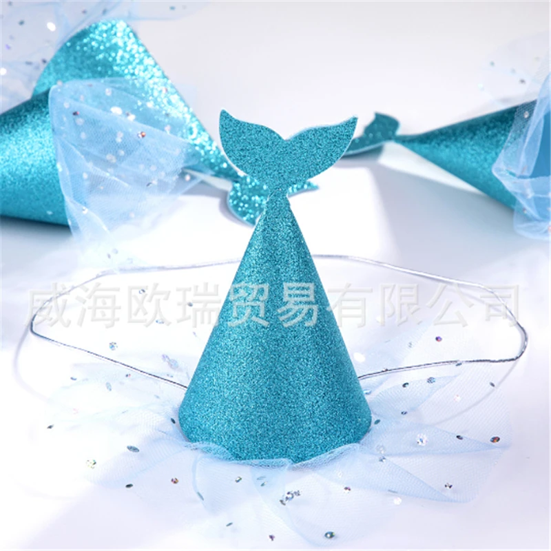 Русалка, блестящая синяя пряжа, детские украшения для торта, для дня рождения, аксессуары для свадьбы DGU35 
Русалка, блестящая синяя пряжа, детские украшения для торта, для дня рождения, аксессуары для свадьбы DGU35