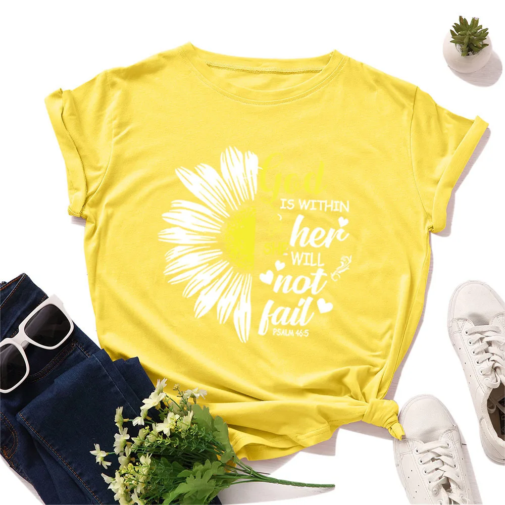 White Daisy Letter Print Women T Shirt Short Sleeve O Neck Loose Women Tshirt Ladies Tee Shirt Tops Clothes Camisetas Mujer
White Daisy Letter Print Women T Shirt Short Sleeve O Neck Loose Women Tshirt Ladies Tee Shirt Tops Clothes Camisetas Mujer