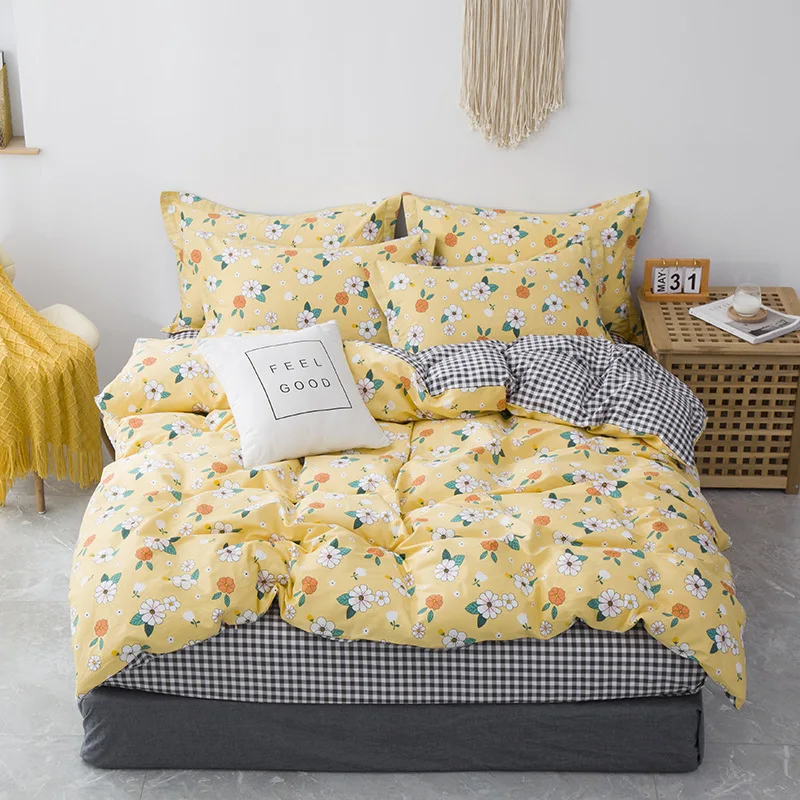 Flower home bedding sets bed cotton duvet cover flat sheet Summer Bedding Set King Size Bed set
Flower home bedding sets bed cotton duvet cover flat sheet Summer Bedding Set King Size Bed set