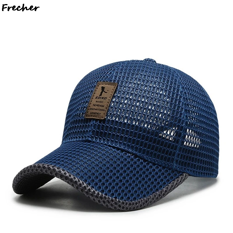 Summer Men Fashion Baseball Caps Women Breathable Mesh Snapback Hats Unisex Black Casual Sport Hats Fishing Visors Tennis Caps
Summer Men Fashion Baseball Caps Women Breathable Mesh Snapback Hats Unisex Black Casual Sport Hats Fishing Visors Tennis Caps