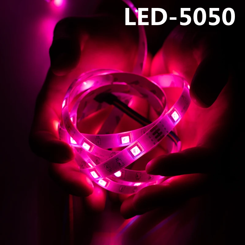 LED Strip Lights RGB 5050 Lamp Flexible Tape Diode luces led DC12V For Party decoration WIFI
LED Strip Lights RGB 5050 Lamp Flexible Tape Diode luces led DC12V For Party decoration WIFI