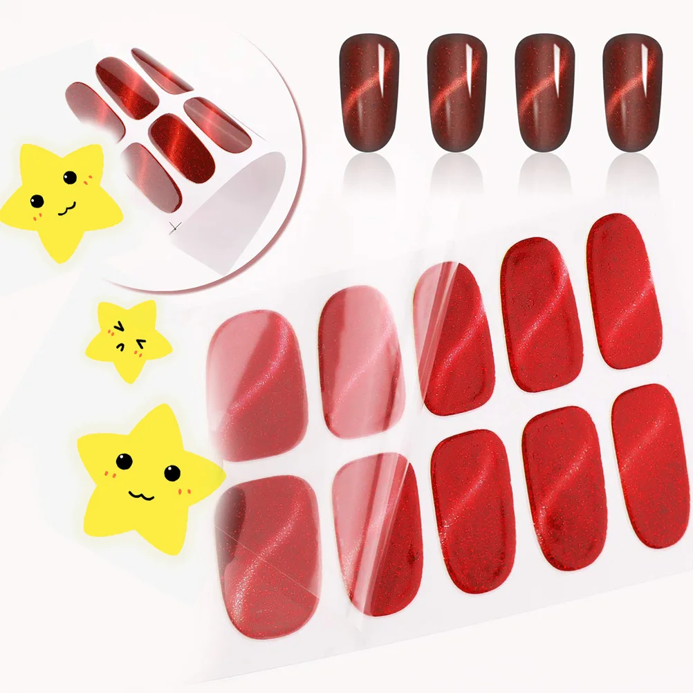 Glitter Nail Stickers with Nail Files Nail Art Stickers 2020 Cat Eye Nail Stickers Self-adhesive Manicure Stickers
Glitter Nail Stickers with Nail Files Nail Art Stickers 2020 Cat Eye Nail Stickers Self-adhesive Manicure Stickers