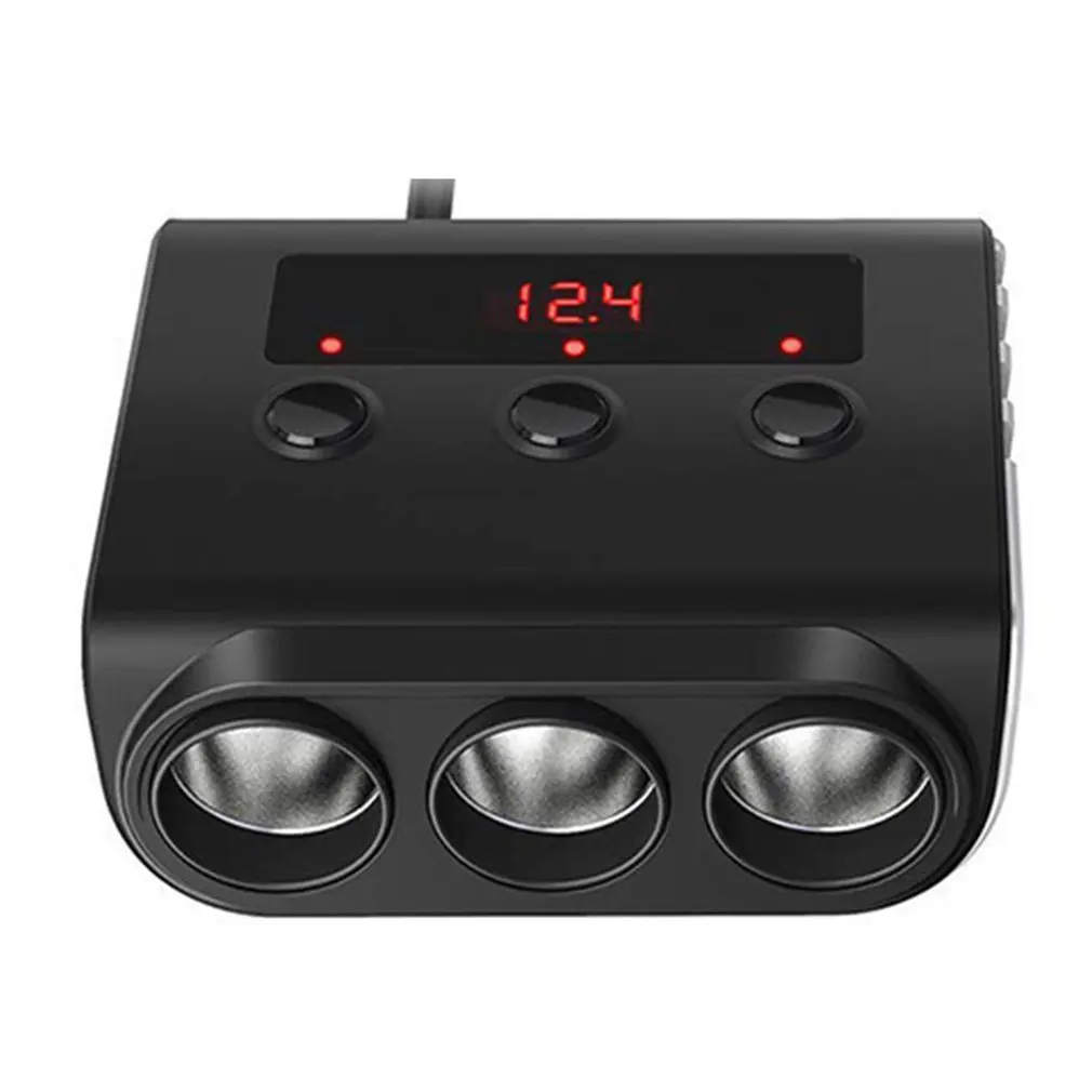 Car High-power 1 To 3 Cigarette Lighter Extension Charger Multifunction Car Charger Cigarette Lighter Splitter
Car High-power 1 To 3 Cigarette Lighter Extension Charger Multifunction Car Charger Cigarette Lighter Splitter