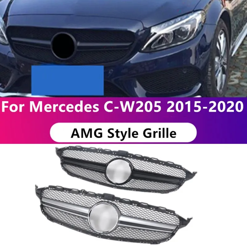 MB AMG Style Front Grille Racing Grill For Mercedes Benz W205 c180 c200 c250 c300 Hood Grills
MB AMG Style Front Grille Racing Grill For Mercedes Benz W205 c180 c200 c250 c300 Hood Grills