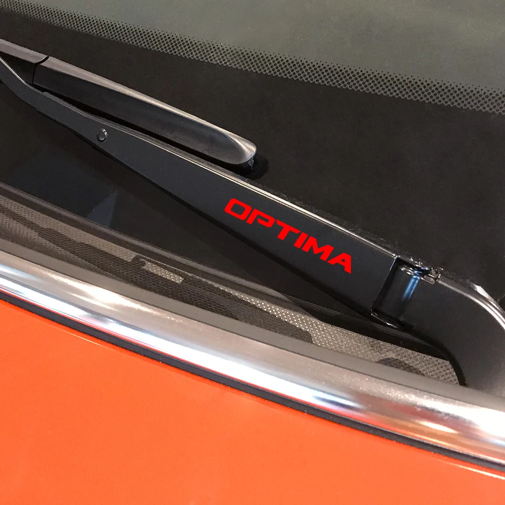 4 шт. наклейки на автомобильные стеклоочистители для Kia Optima Светоотражающая