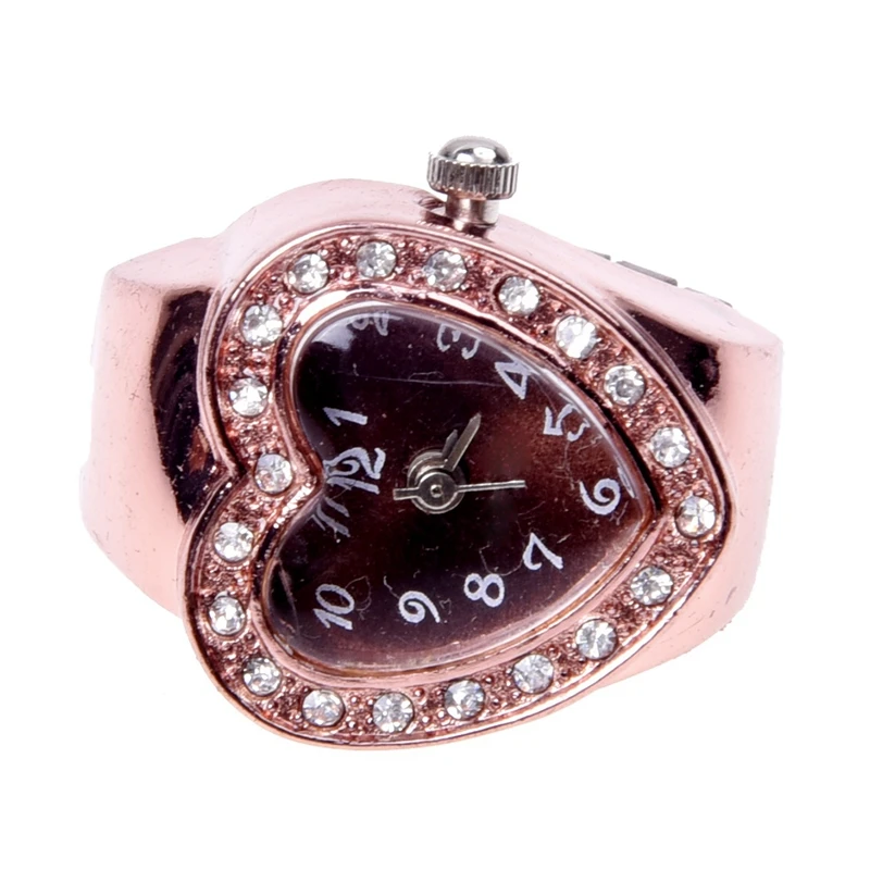 2 шт. наручные часы: 1 женские розовые кварцевые карманные часы из сплава с круглым
