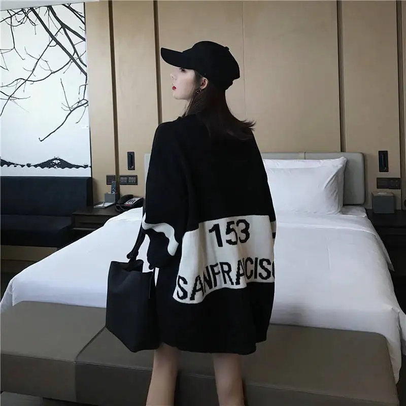 Tops Women Harajuku High Street Loose Korean Style Females Sweatshirt Hoodie Streetwear Female Casual Jumpers Black Autumn
Tops Women Harajuku High Street Loose Korean Style Females Sweatshirt Hoodie Streetwear Female Casual Jumpers Black Autumn