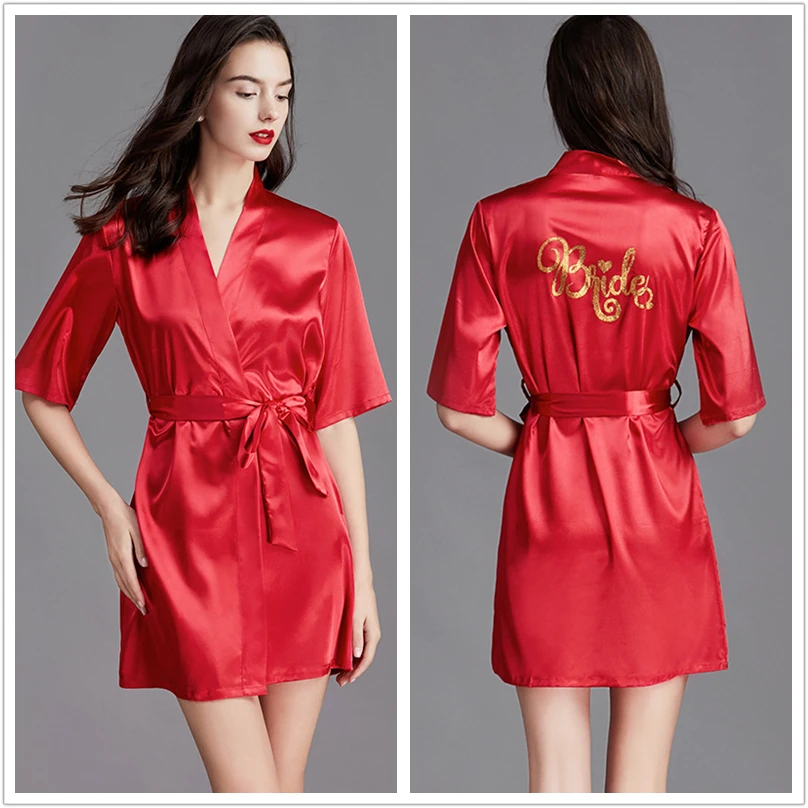 Spring And Summer Women Night Gown Silk Bathrobes Wedding Bridal Gown Sleepwear Women Lounge Bathrobe Pigiama Donna Estate
Spring And Summer Women Night Gown Silk Bathrobes Wedding Bridal Gown Sleepwear Women Lounge Bathrobe Pigiama Donna Estate