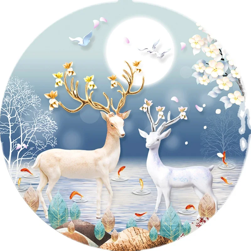 Needlework,Printed DIY Cross Stitch,Sets For Embroidery Kit Cross-Stitching Silk Floss Elk Animals
Needlework,Printed DIY Cross Stitch,Sets For Embroidery Kit Cross-Stitching Silk Floss Elk Animals