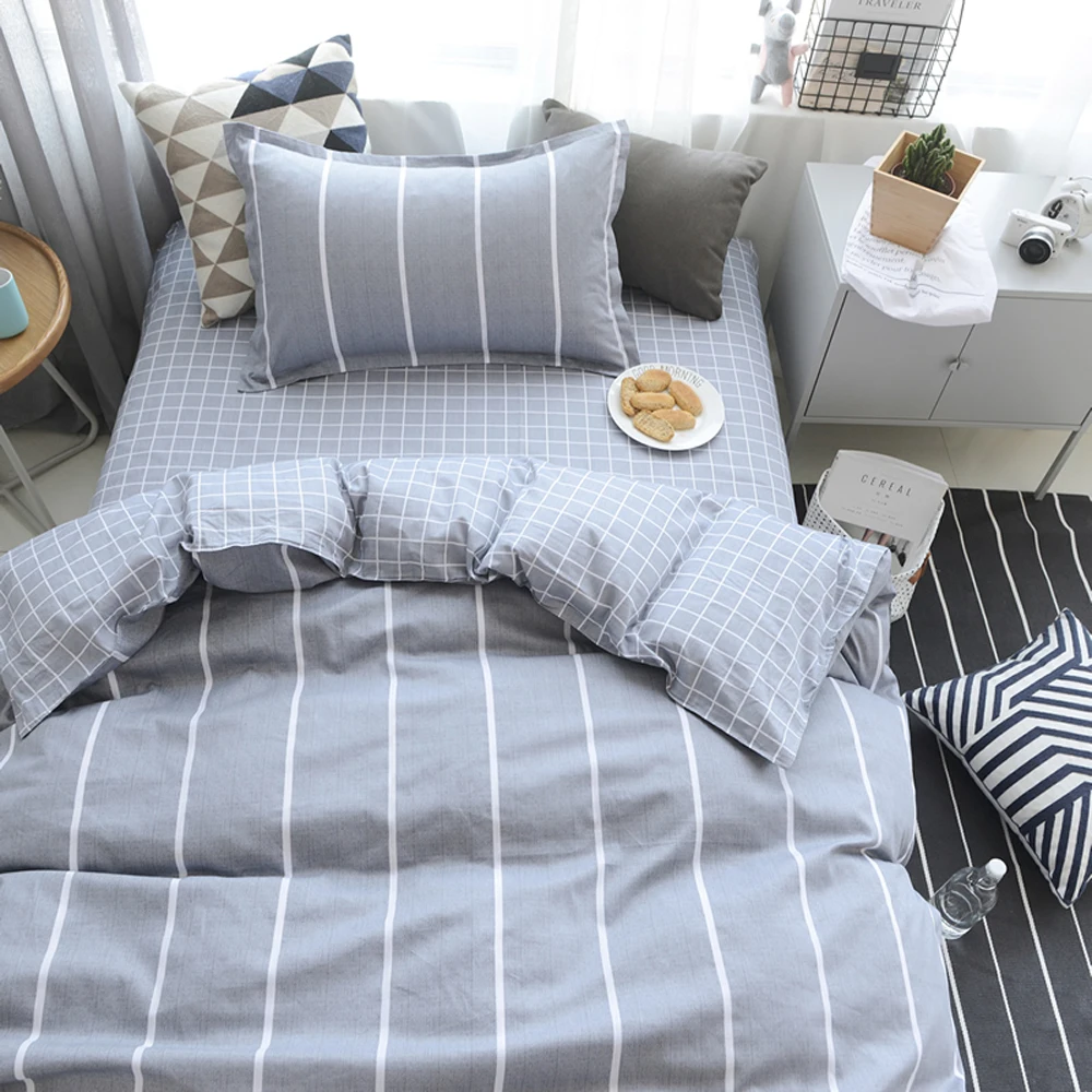 3 Pieces Set Bedding Set Duvet Cover Pillowcase Pure Cotton Solid Quilt Soft Not The Ball Not Shrink Skin Friendly Bedding
3 Pieces Set Bedding Set Duvet Cover Pillowcase Pure Cotton Solid Quilt Soft Not The Ball Not Shrink Skin Friendly Bedding