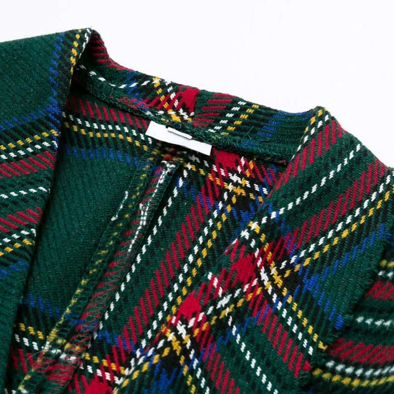 Women Blazer Popular Plaid Cardigan Double-faced Woolen Suit Long-sleeved Casual Hit Color Plaid Blazers Seller Reccomend
Women Blazer Popular Plaid Cardigan Double-faced Woolen Suit Long-sleeved Casual Hit Color Plaid Blazers Seller Reccomend