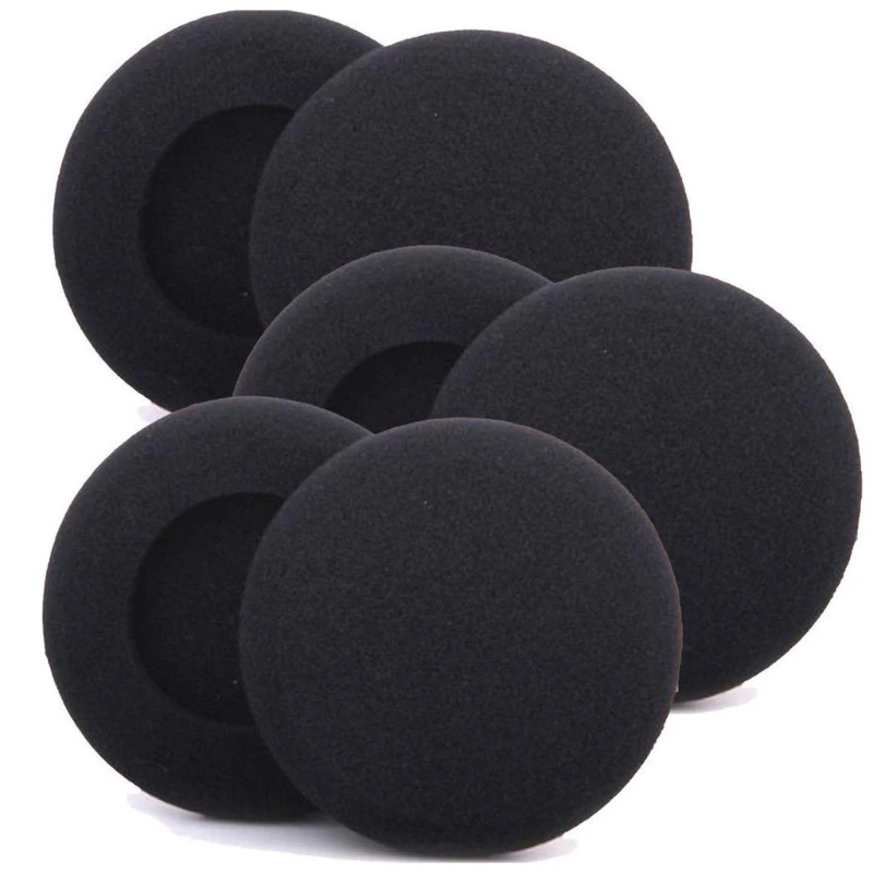 

Foam Ear Pads Thicken Sponge Replacement Cushions Covers Earphones For Headphones 35mm 40mm 45mm 50mm 55mm 60mm 65mm Protection