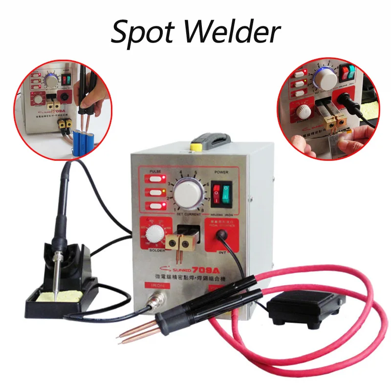 High Power Spot Welder & Soldering Station with Universal welding pen S709A 220V 1PC
High Power Spot Welder & Soldering Station with Universal welding pen S709A 220V 1PC