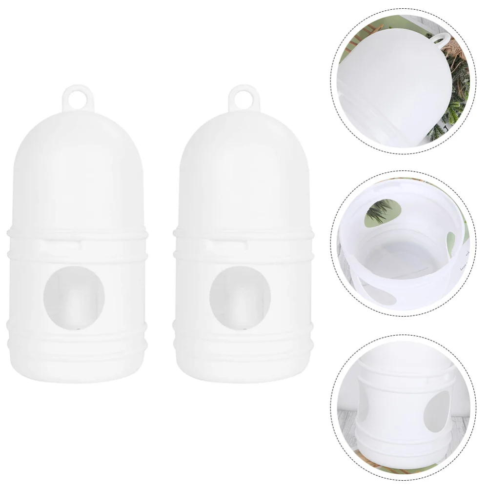2Pcs Pigeon Water Dispenser Birds Waterer Birds Feeding Supply White
2Pcs Pigeon Water Dispenser Birds Waterer Birds Feeding Supply White