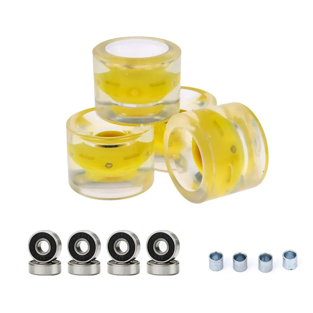 4Pcs 78A 70x51mm Soft Longboard Skateboard Wheels Flash Wheel PU Skate Roller Skateboard Part Wheels Upgrade Replacement
4Pcs 78A 70x51mm Soft Longboard Skateboard Wheels Flash Wheel PU Skate Roller Skateboard Part Wheels Upgrade Replacement