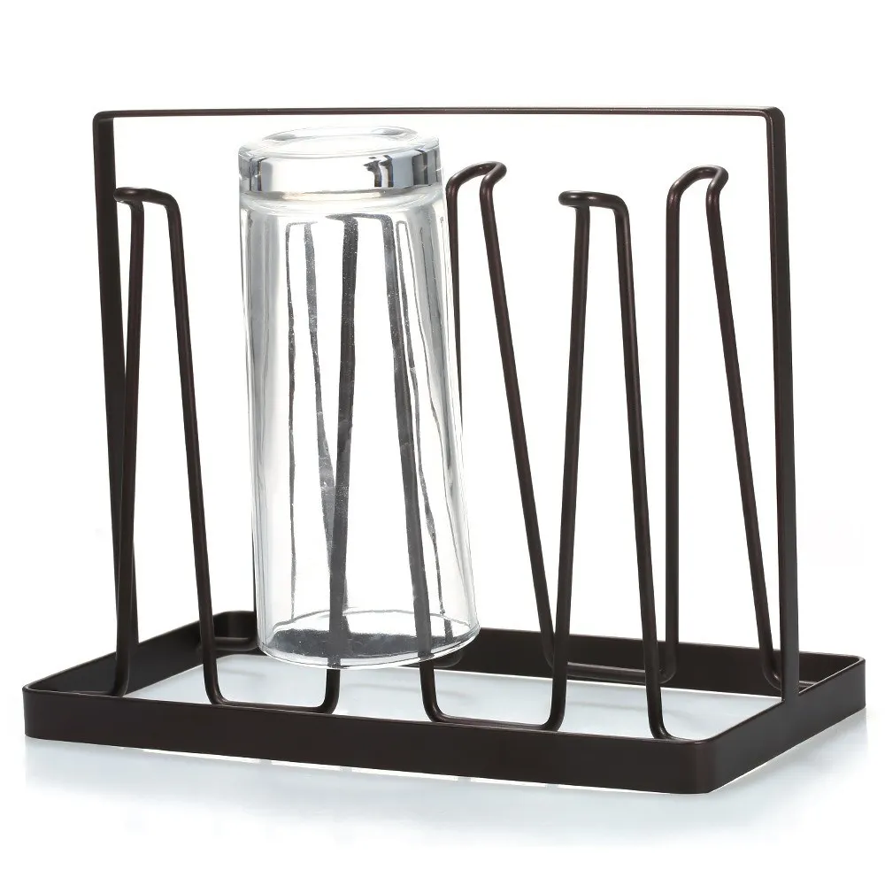 Cups Holder Cups Drain Rack with 6 Hooks Tea Cup Holder Mug Holder Countertop Cup Hanging Holder
Cups Holder Cups Drain Rack with 6 Hooks Tea Cup Holder Mug Holder Countertop Cup Hanging Holder