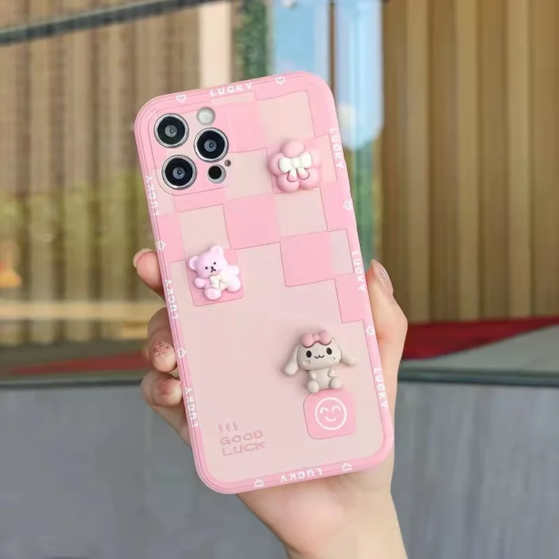 Cute cartoon rabbit mobile phone case For iPhone 12 Mini 13 Pro 11 Pro Max SE 2 X XR XS Max 8 7 6 Plus Silicone soft Cover
Cute cartoon rabbit mobile phone case For iPhone 12 Mini 13 Pro 11 Pro Max SE 2 X XR XS Max 8 7 6 Plus Silicone soft Cover