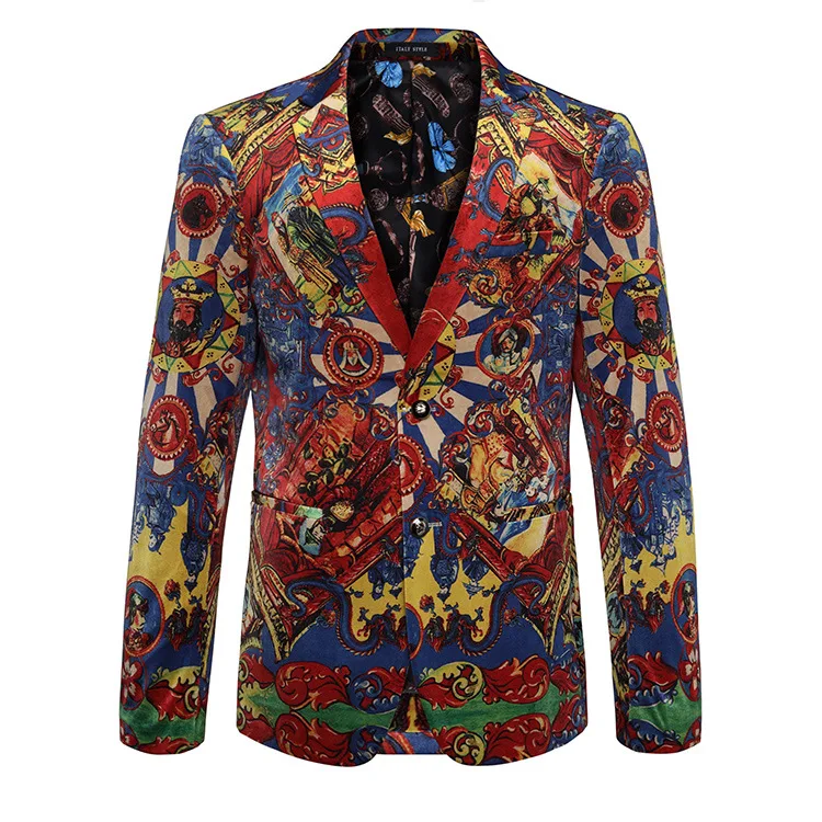 2021 Small theater red retro suits high-end digital prints suit factory outlets
2021 Small theater red retro suits high-end digital prints suit factory outlets