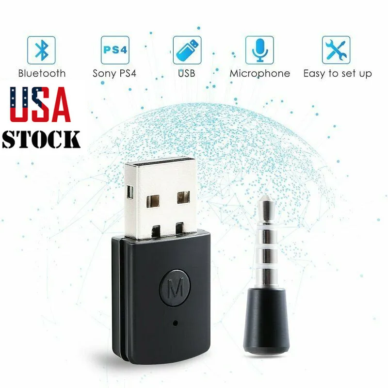 Latest Version USB Adapter Bluetooth Transmitter Dongle Wireless Receiver For PS4 Playstation BT 4.0 Headset Headphone Dongle
Latest Version USB Adapter Bluetooth Transmitter Dongle Wireless Receiver For PS4 Playstation BT 4.0 Headset Headphone Dongle
