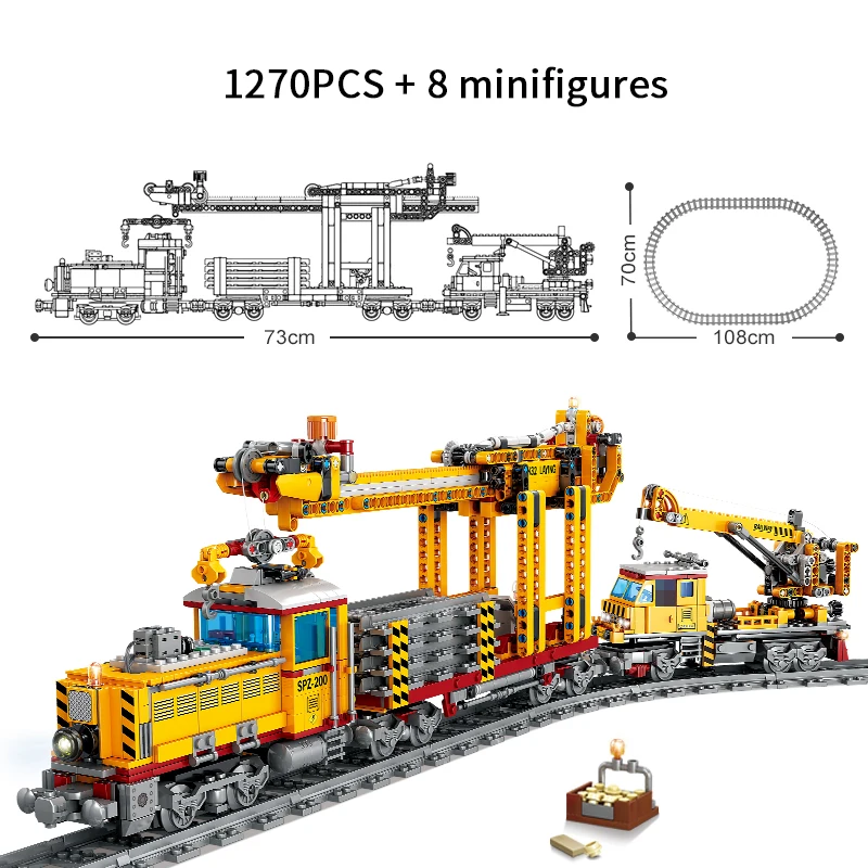 City Electric Train Series High Speed Rail Technic Building Blocks Locomotive Bricks Children Construction Toys Kids Gifts
City Electric Train Series High Speed Rail Technic Building Blocks Locomotive Bricks Children Construction Toys Kids Gifts