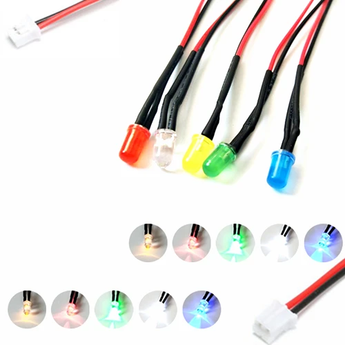 50Pcs 3V 5V 6V 9V 12V 24V 36V 48V 110V 220V Colorful Lens 5mm LED With 20cm Wire And PH2.0, Warm White, Orange, Pink, Purple
50Pcs 3V 5V 6V 9V 12V 24V 36V 48V 110V 220V Colorful Lens 5mm LED With 20cm Wire And PH2.0, Warm White, Orange, Pink, Purple