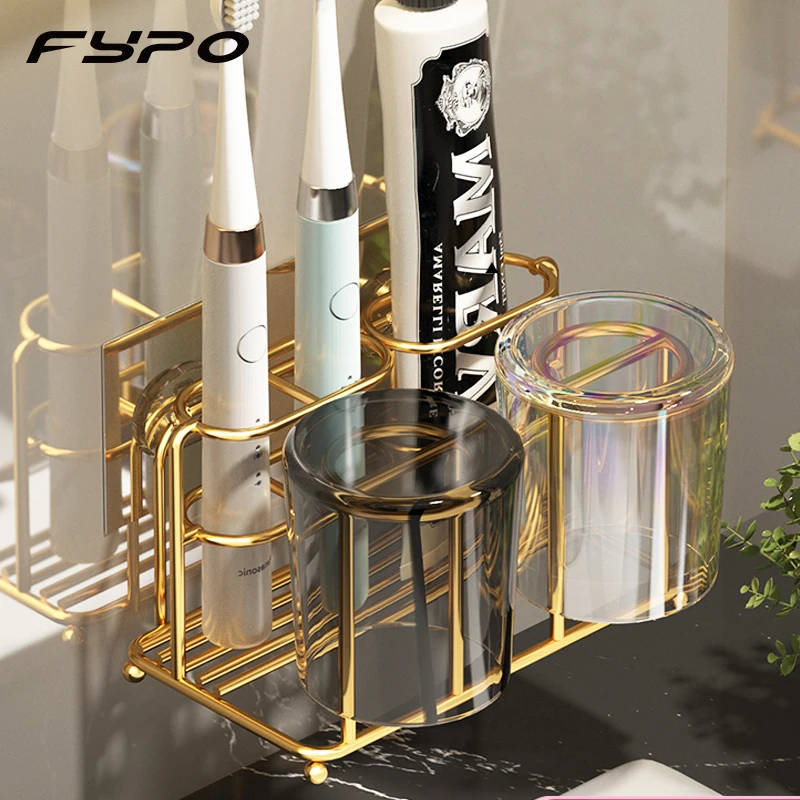 Fypo Toothbrush Holder Toothpaste Storage Rack Wall Mounted Razor Toothbrush Dispenser Bathroom Storage Rack Bathroom Accessorie
Fypo Toothbrush Holder Toothpaste Storage Rack Wall Mounted Razor Toothbrush Dispenser Bathroom Storage Rack Bathroom Accessorie