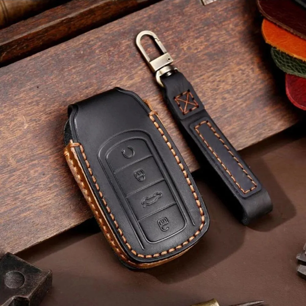 Car Smart Key Fob Cover Case Holder For Chery Tiggo 8plus New 5 Plus 7pro 2021 High-quality Leather Car Key Protector
Car Smart Key Fob Cover Case Holder For Chery Tiggo 8plus New 5 Plus 7pro 2021 High-quality Leather Car Key Protector