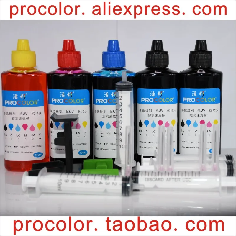 

804XL 804 CISS Dye ink refill kit for HP hp804 hp804XL Envy Photo 6230 K7G25B 6232 K7G26B 7155 K7G93A 7158 K7G95A K7G96A printer
