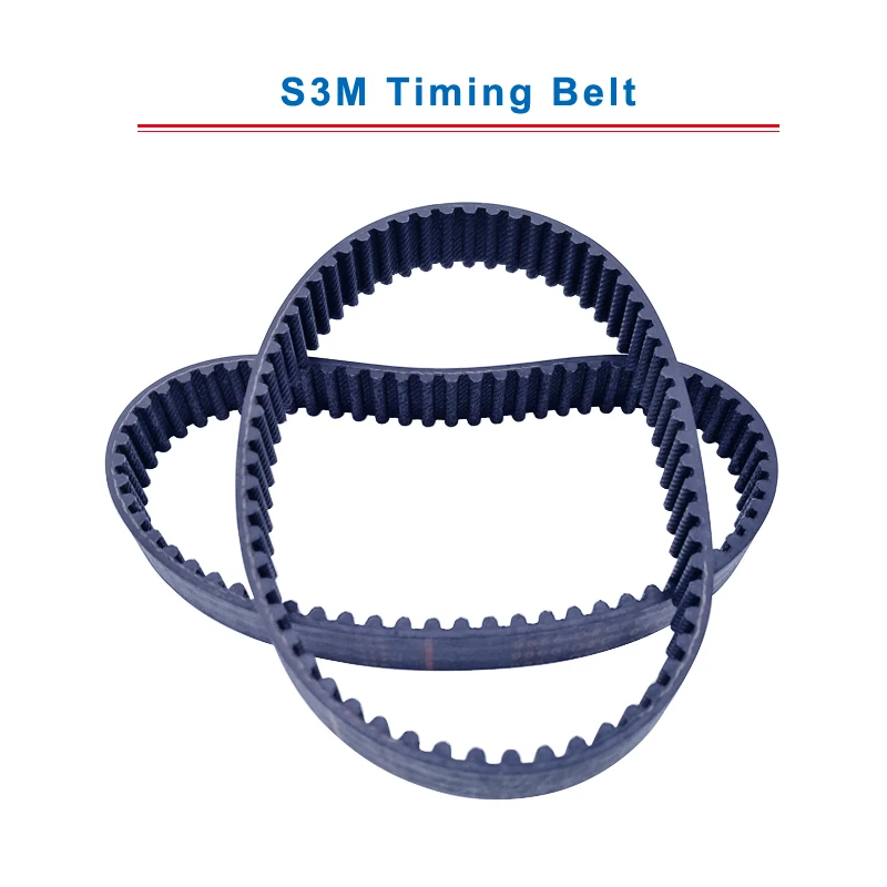 S3M Timing Belt with circular teeth model S3M-444/447/450/453/456/459/465/480/486/492 teeth pitch 3mm belt thickness 2.2mm
S3M Timing Belt with circular teeth model S3M-444/447/450/453/456/459/465/480/486/492 teeth pitch 3mm belt thickness 2.2mm