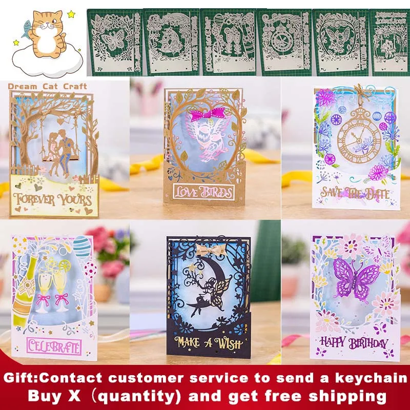 Metal Cutting Dies 2021 Stencils Butterfly Magpie Background Frame Cut Die Mold Card Paper Craft Knife Mould Blade Punch Stencil
Metal Cutting Dies 2021 Stencils Butterfly Magpie Background Frame Cut Die Mold Card Paper Craft Knife Mould Blade Punch Stencil