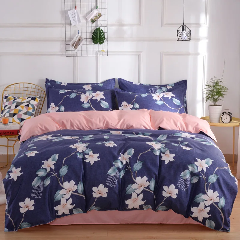 Flowers Patterns Bedding Set Multiple-color Bedding Duvet Cover Set Bed Sheet Duvet Set Bed Sheets Pillow Case 4 Pcs Set
Flowers Patterns Bedding Set Multiple-color Bedding Duvet Cover Set Bed Sheet Duvet Set Bed Sheets Pillow Case 4 Pcs Set