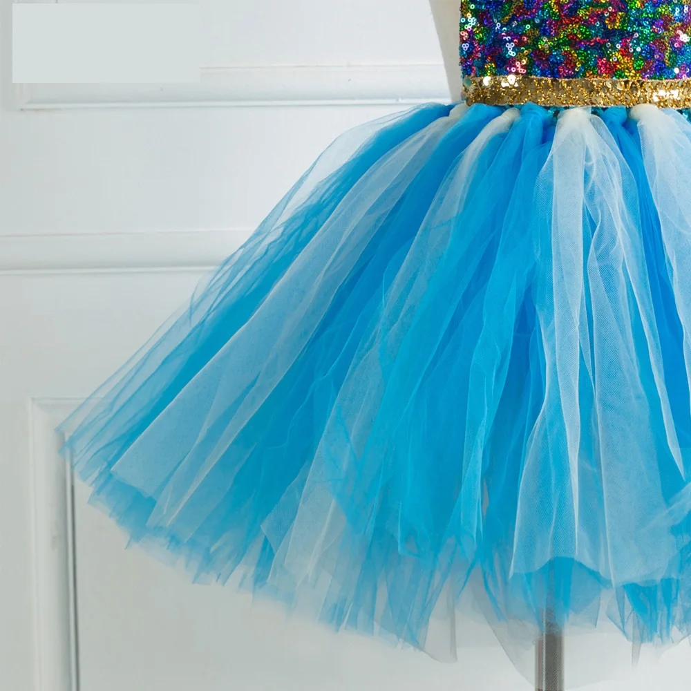 New Wedding flower girl dress for girls Unicorn Sequin Gauze Hang neck design Princess Party Dress for Children Clothes 2-12 yrs
New Wedding flower girl dress for girls Unicorn Sequin Gauze Hang neck design Princess Party Dress for Children Clothes 2-12 yrs