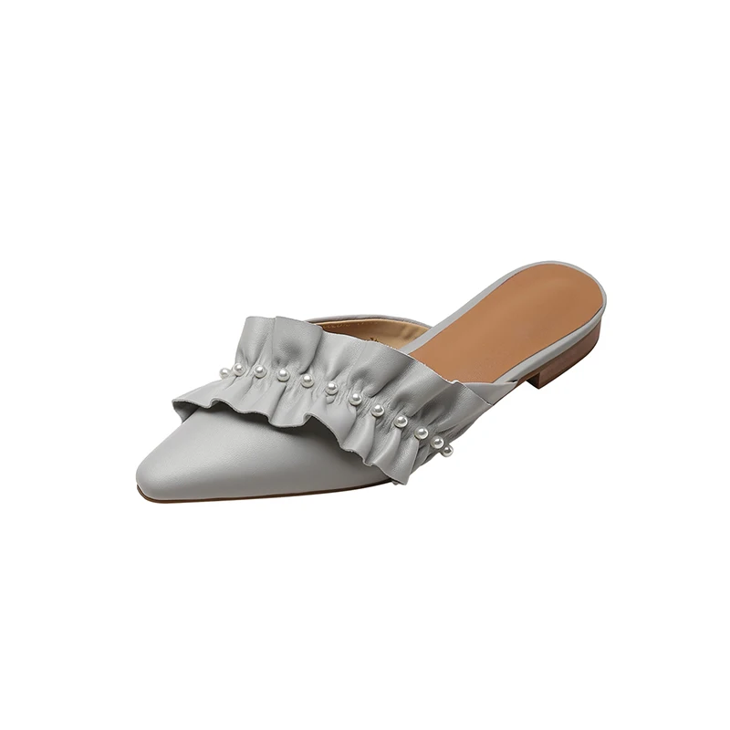 New Women's Sandals, Thick-soled V-shaped Beaded Shoes, Pointed Toe Flat Slippers, Leather Fashion Banquet Shallow Toe Shoes New
New Women's Sandals, Thick-soled V-shaped Beaded Shoes, Pointed Toe Flat Slippers, Leather Fashion Banquet Shallow Toe Shoes New